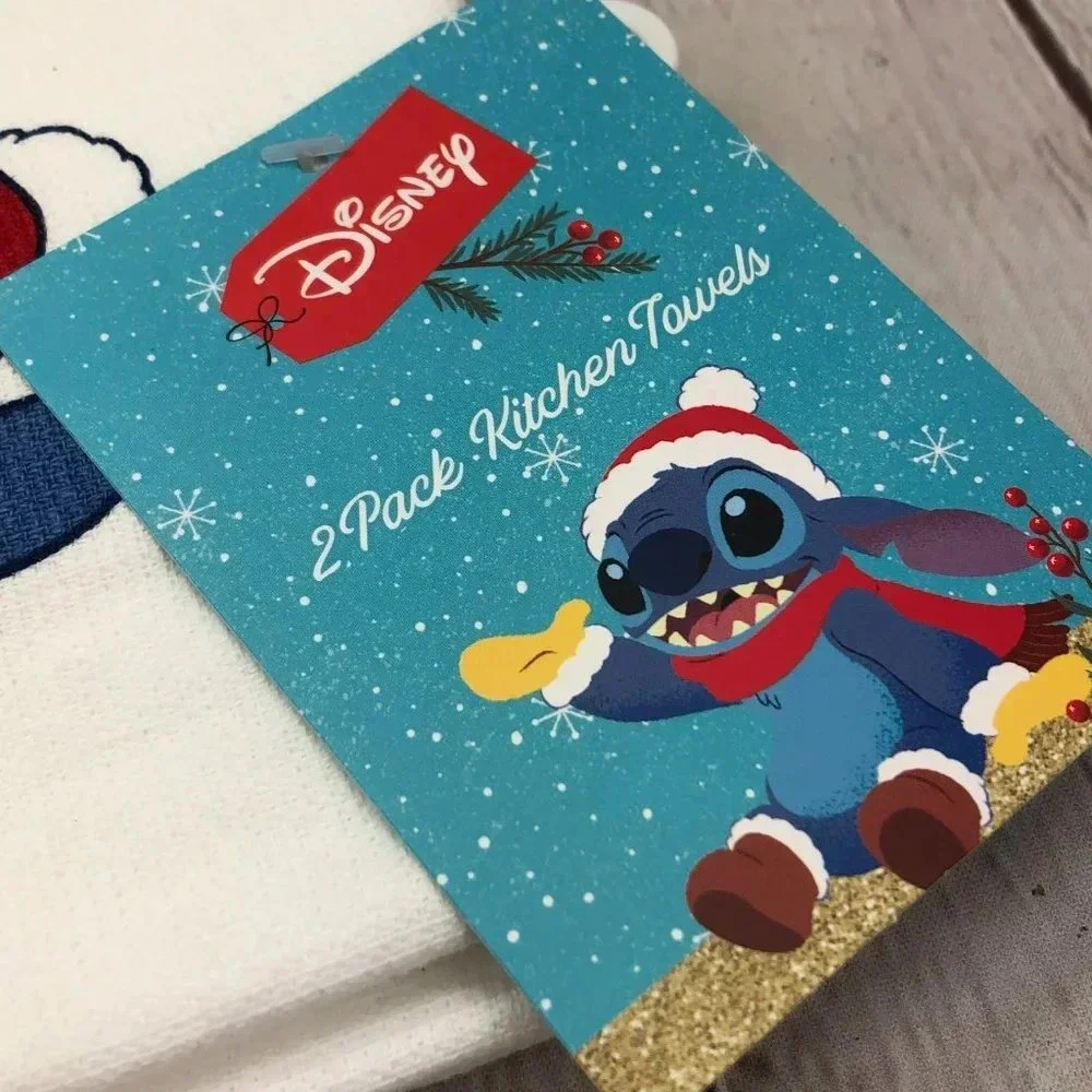 NWT stitch kitchen towel ON THE NAUGHTY LIST